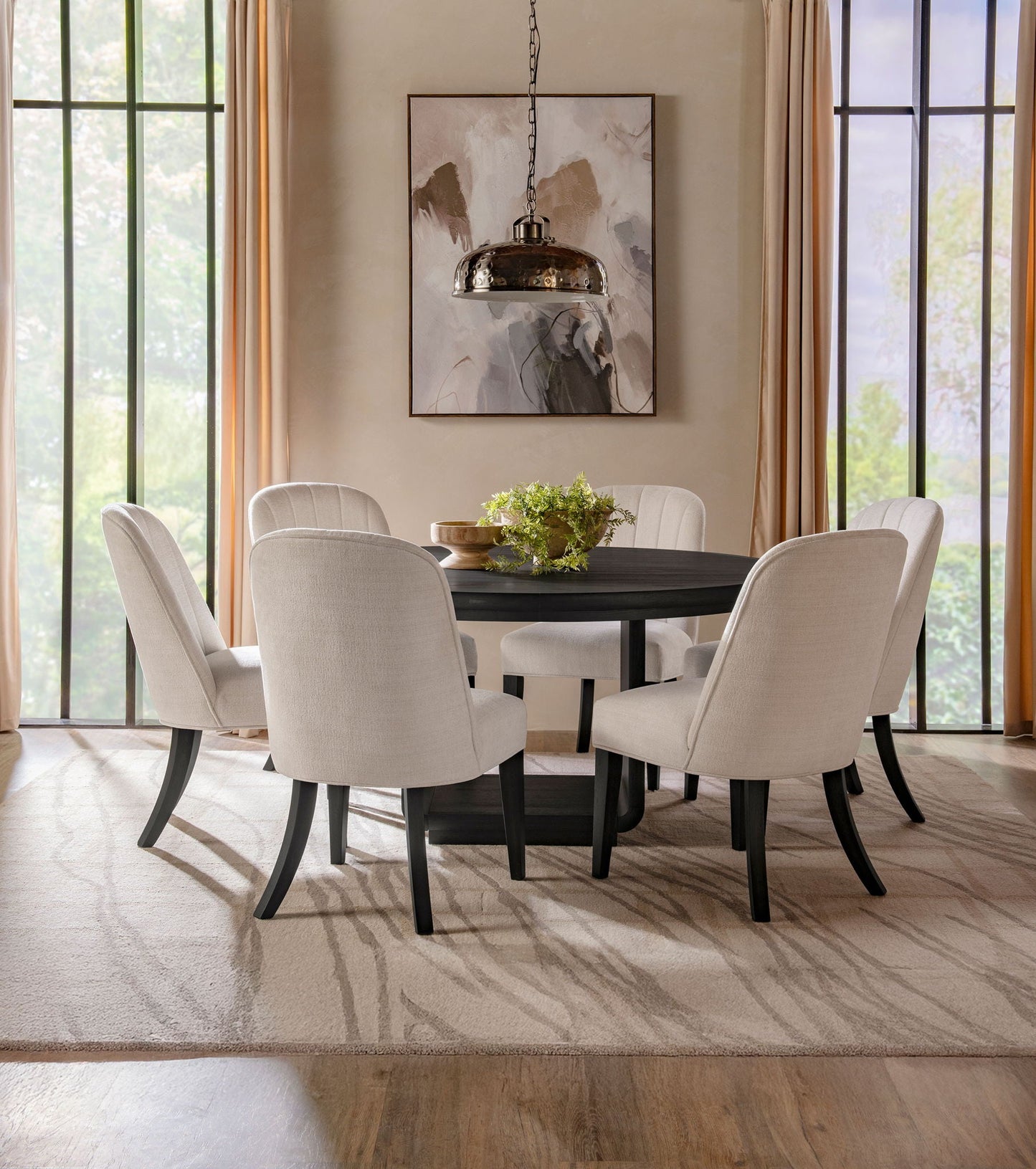 Lanewood Open Cane Webbing Metal Eastern King Bed Black