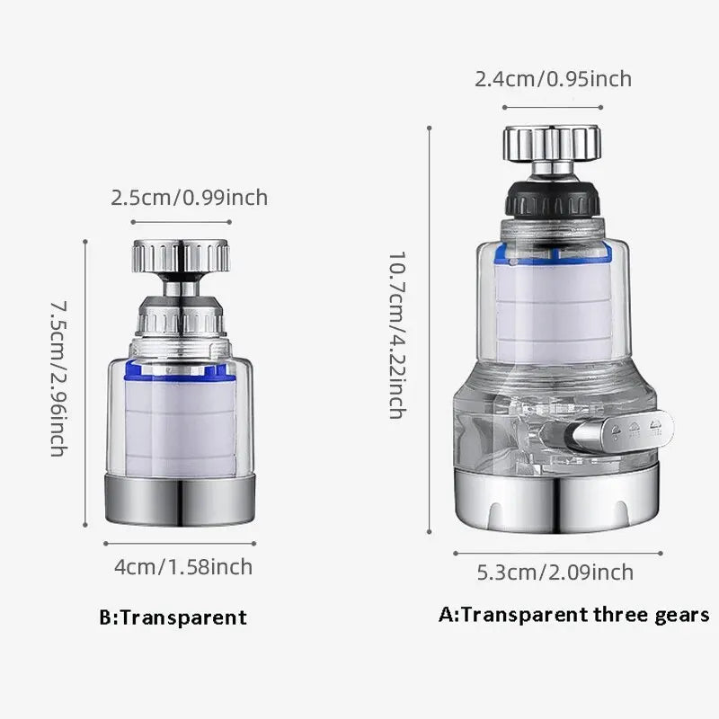 360° Rotating Water Filter Tap for Kitchen & Bathroom