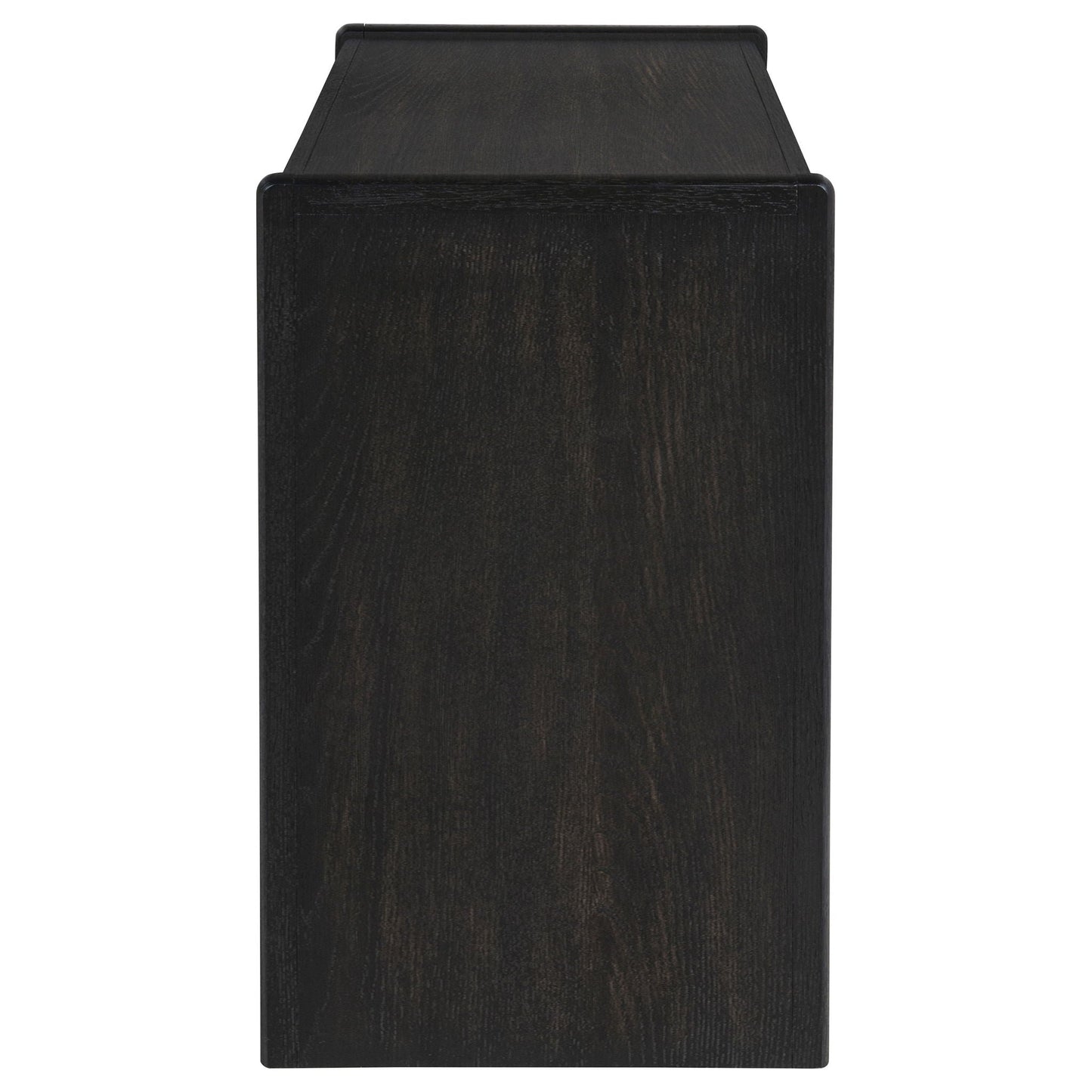 Leandro 2-drawer Home Office Writing Desk Burnished Black