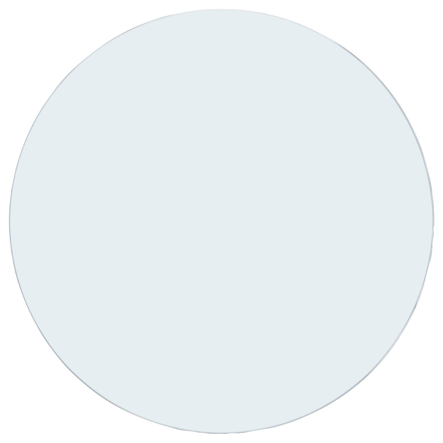 Glass Tops 60-inch 12mm Round Clear Tempered Glass Top