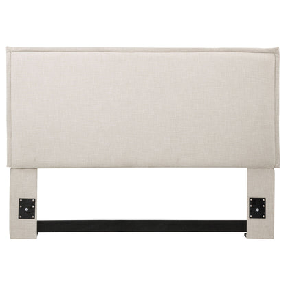 Izzy Upholstered Queen or Full Panel Headboard Sand
