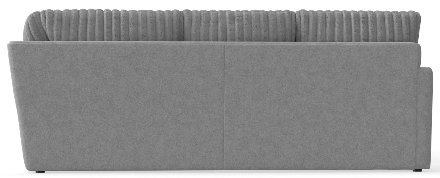 Titan - Sectional With Comfort Coil Seating, Cocktail Ottoman And Accent Pillows Included