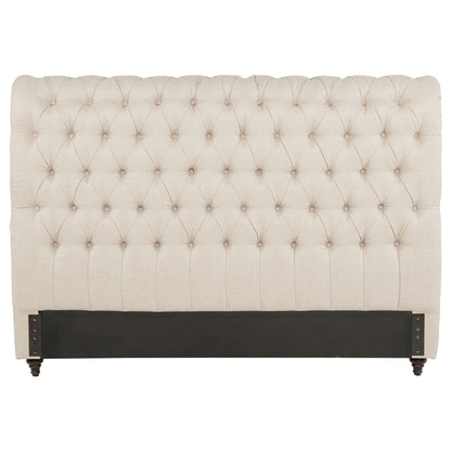 Devon 57-inch Upholstered Full Headboard Beige