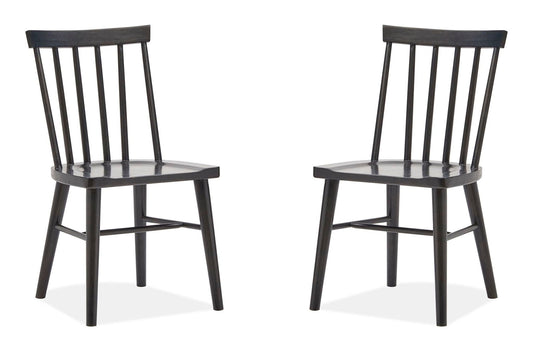 Lindon - Dark Dining Side Chair (Set of 2) - Dark Brown