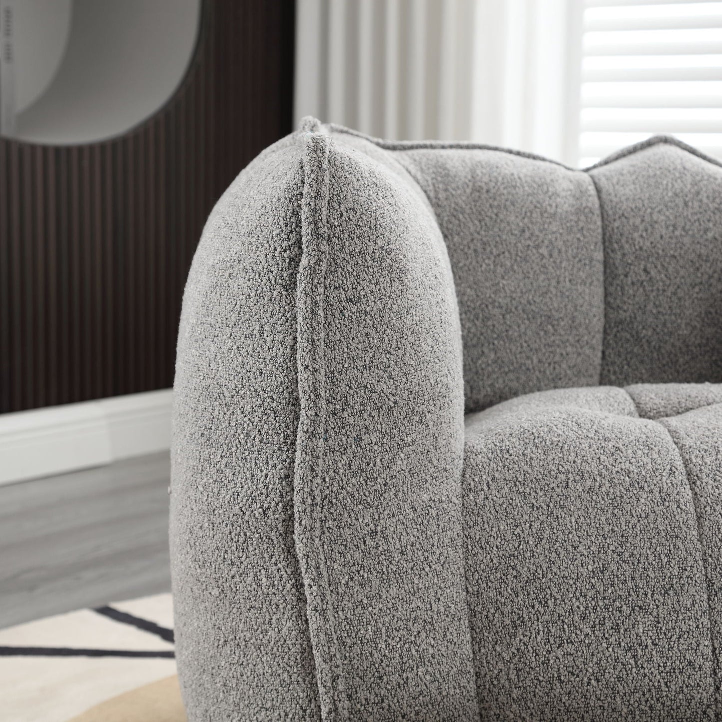 Soft Bean Bag Chair With High Resilient Foam