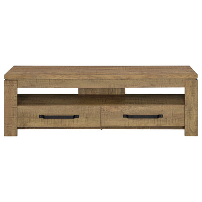 Elkton 2-drawer Engineered Wood 59-inch TV Stand Mango