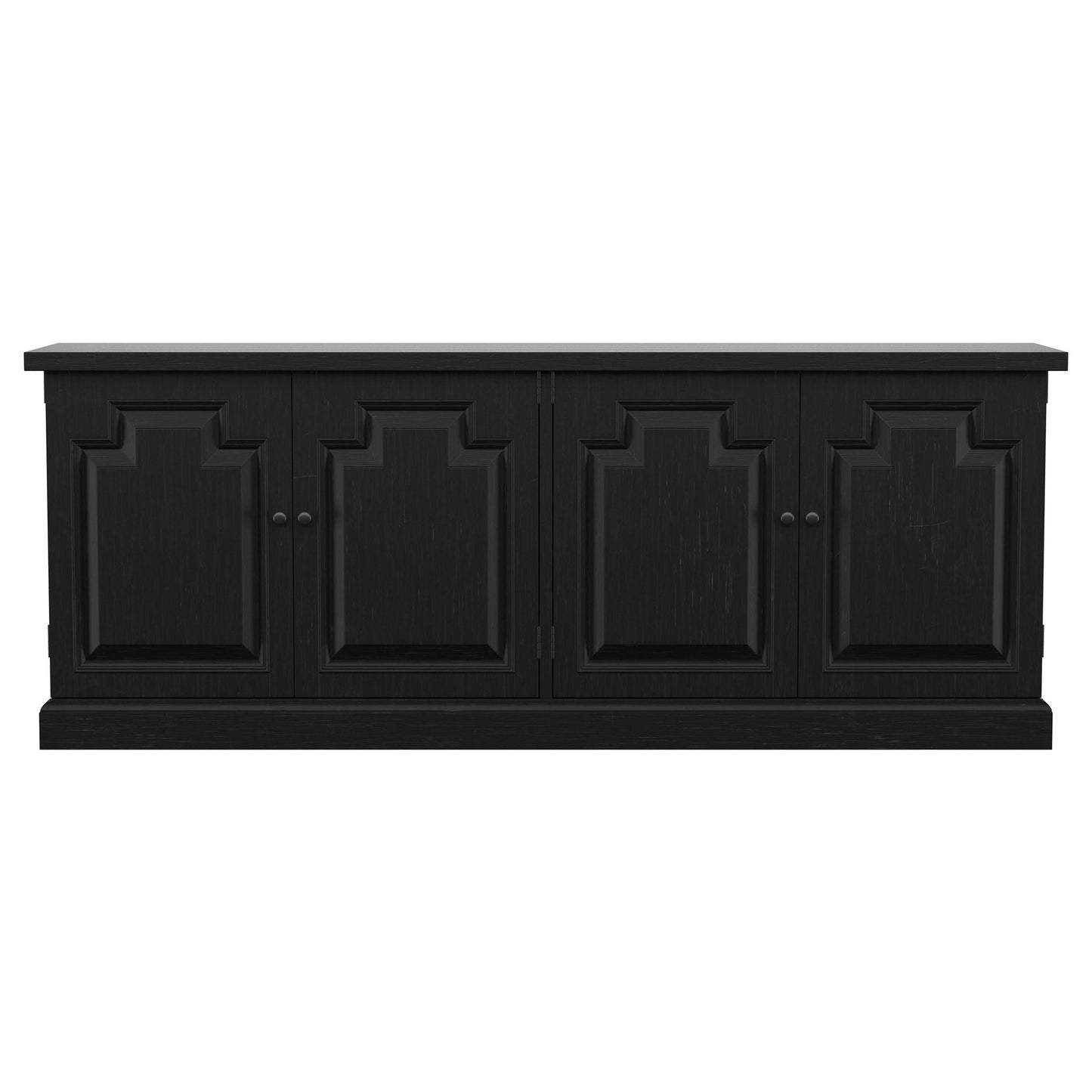 Florence 4-door Dining Sideboard Buffet Distressed Black