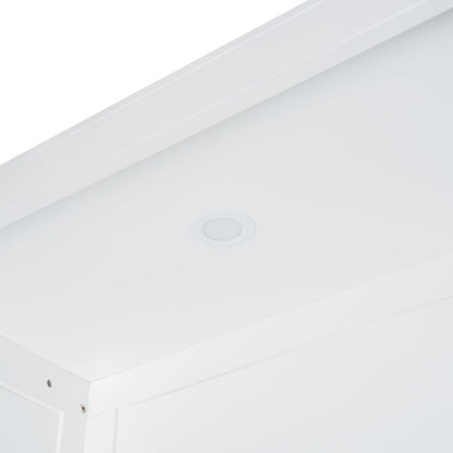 Murphy Wall Bed With Shelves, Wardrobe And LED Lights