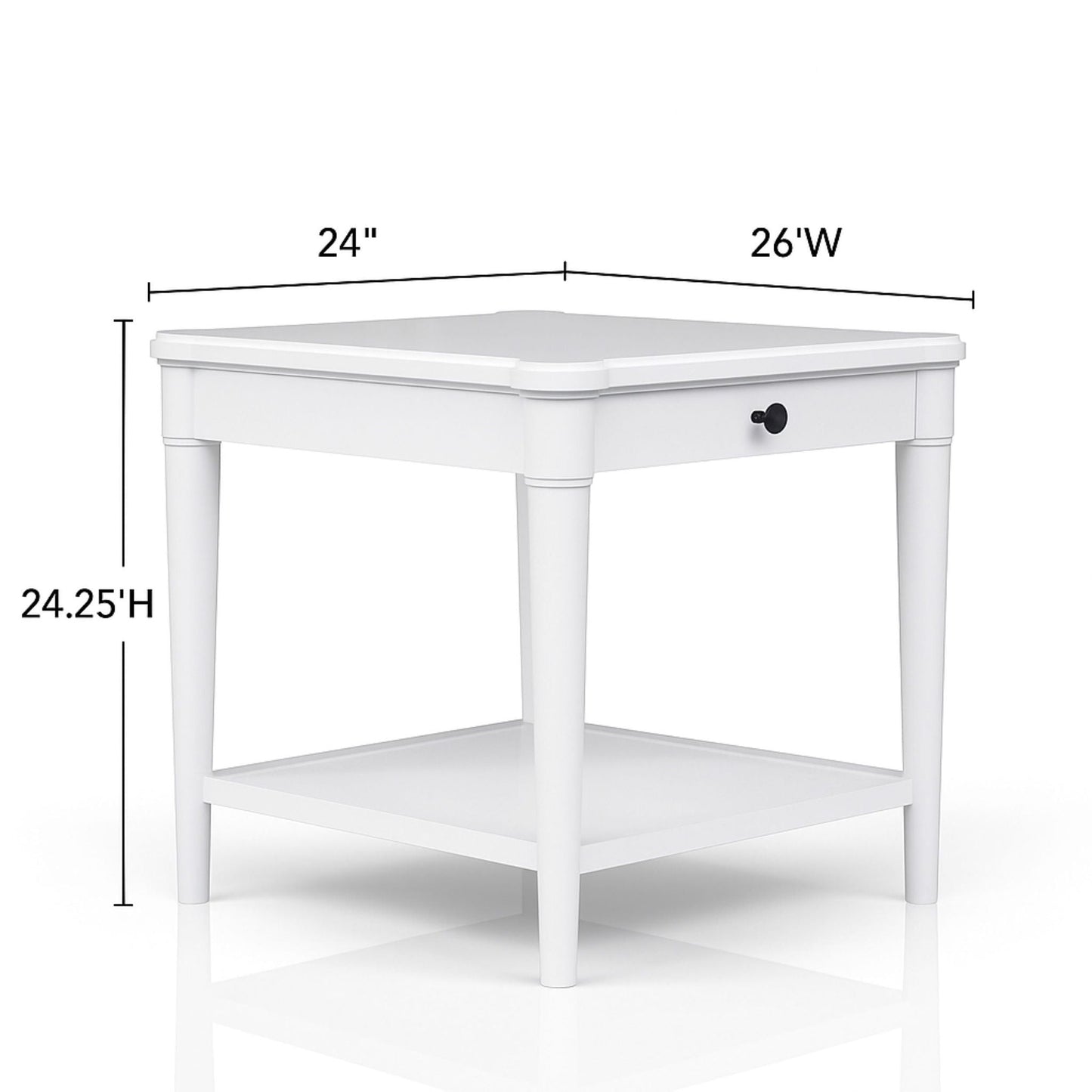 End Table With Storage Drawer