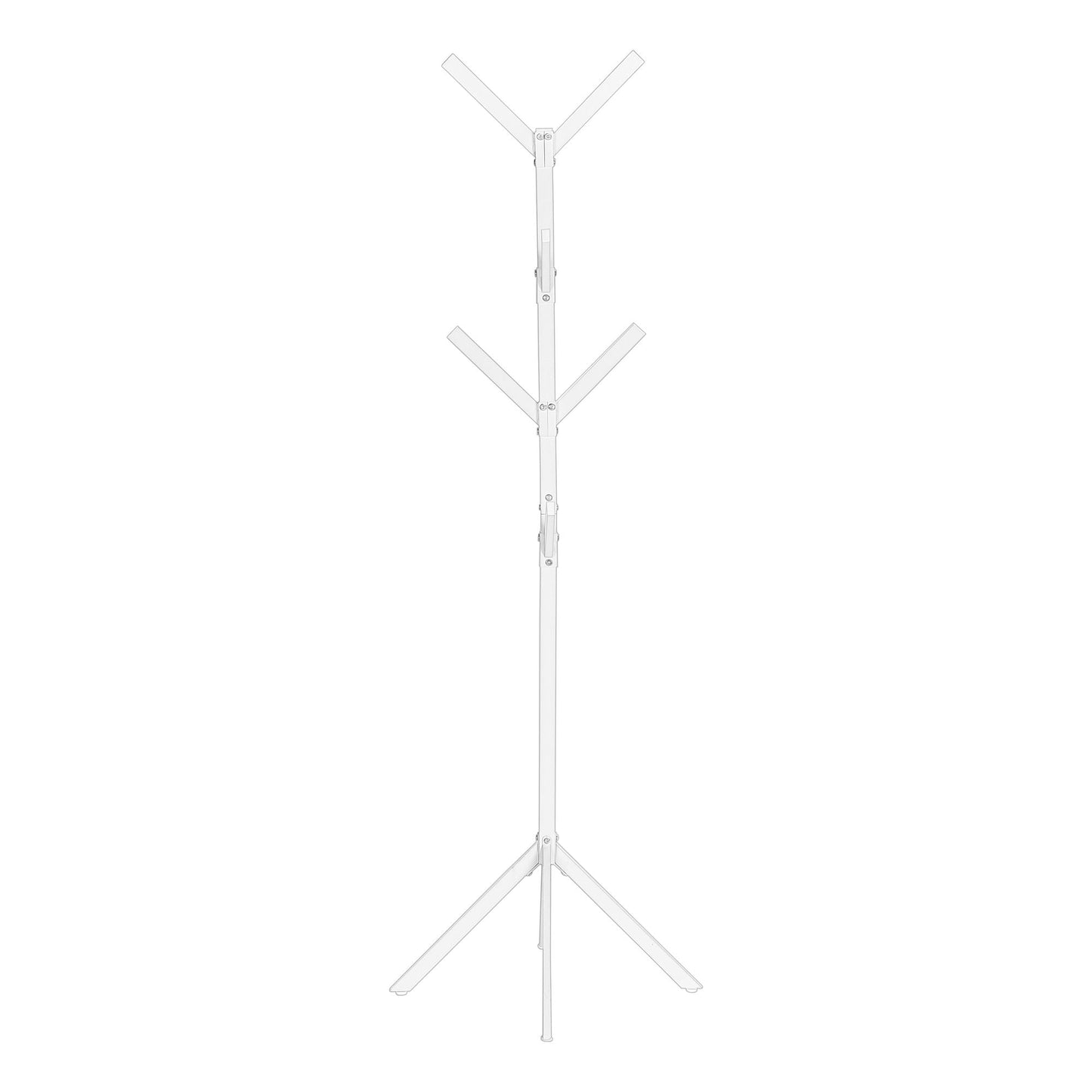 Coat Rack, Hall Tree, Free Standing, 8 Hooks, Entryway, Contemporary & Modern