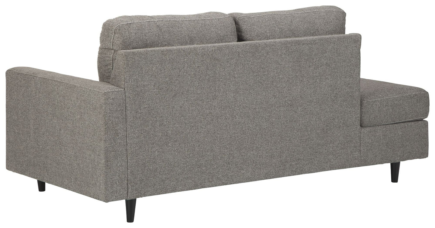 Lyman - RAF Corner Chaise - Graphite