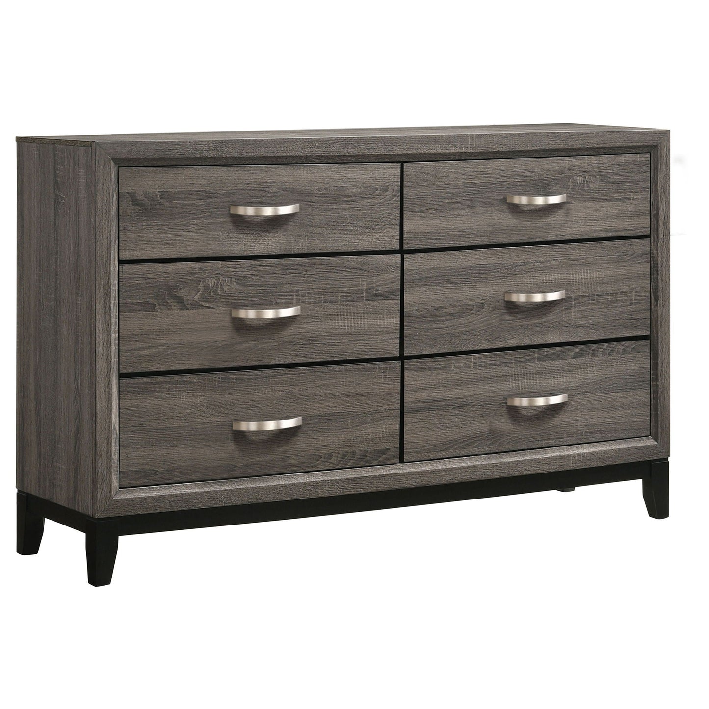 Watson Five-piece Twin Bedroom Set Grey Oak