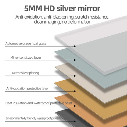 Modern Full Length Mirror With High Definition Shatter Proof Glass And Aluminum Alloy Frame