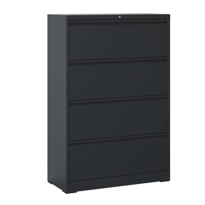 Lateral File Cabinet, Heavy Duty Filing Holds Letter/Legal/A4 Files