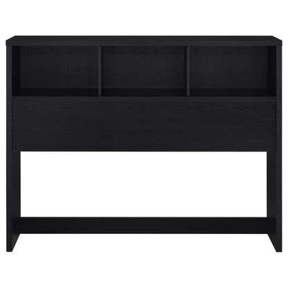 Westpark 49-inch Queen Bookcase Headboard Black