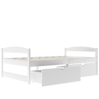 Platform Bed With 2 Drawers