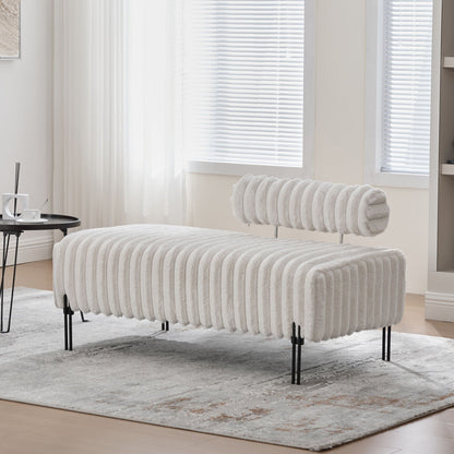 Mini Loveseat With Adjustable Backrest