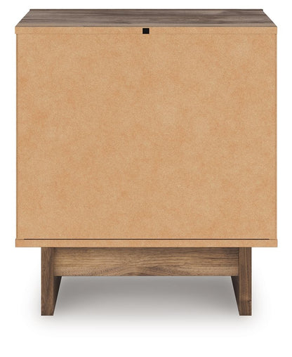 Chirason - Two Drawer Night Stand - Brown