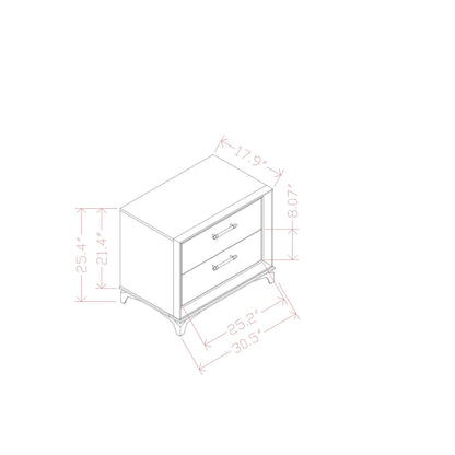 Star - Nightstand - White