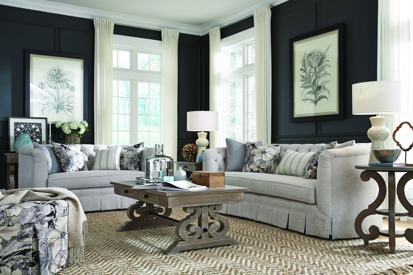 Tinley Park - Round Accent End Table - Dove Tail Gray