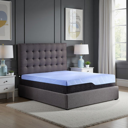 Refresh - 12" Hybrid Cooling Fast Responding Latex Foam And Coil Mattress