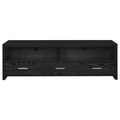 Alton 3-drawer Engineered Wood 61-inch TV Stand Black Oak