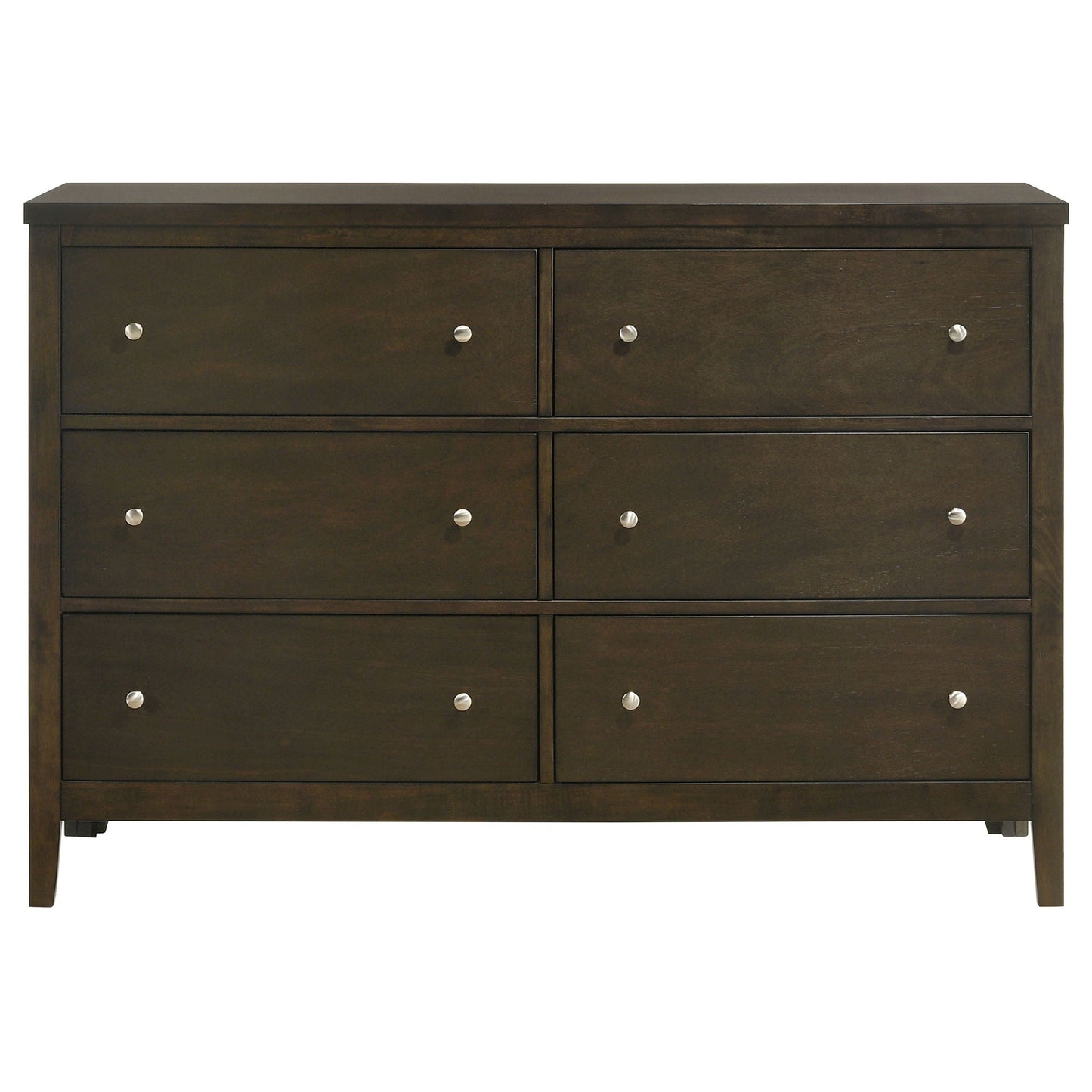Wilkes 6-drawer Dresser Cabinet Dark Cocoa