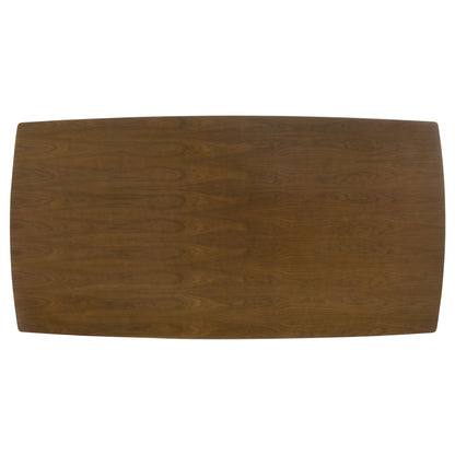 Malone Rectangular 78-inch Wood Dining Table Dark Walnut