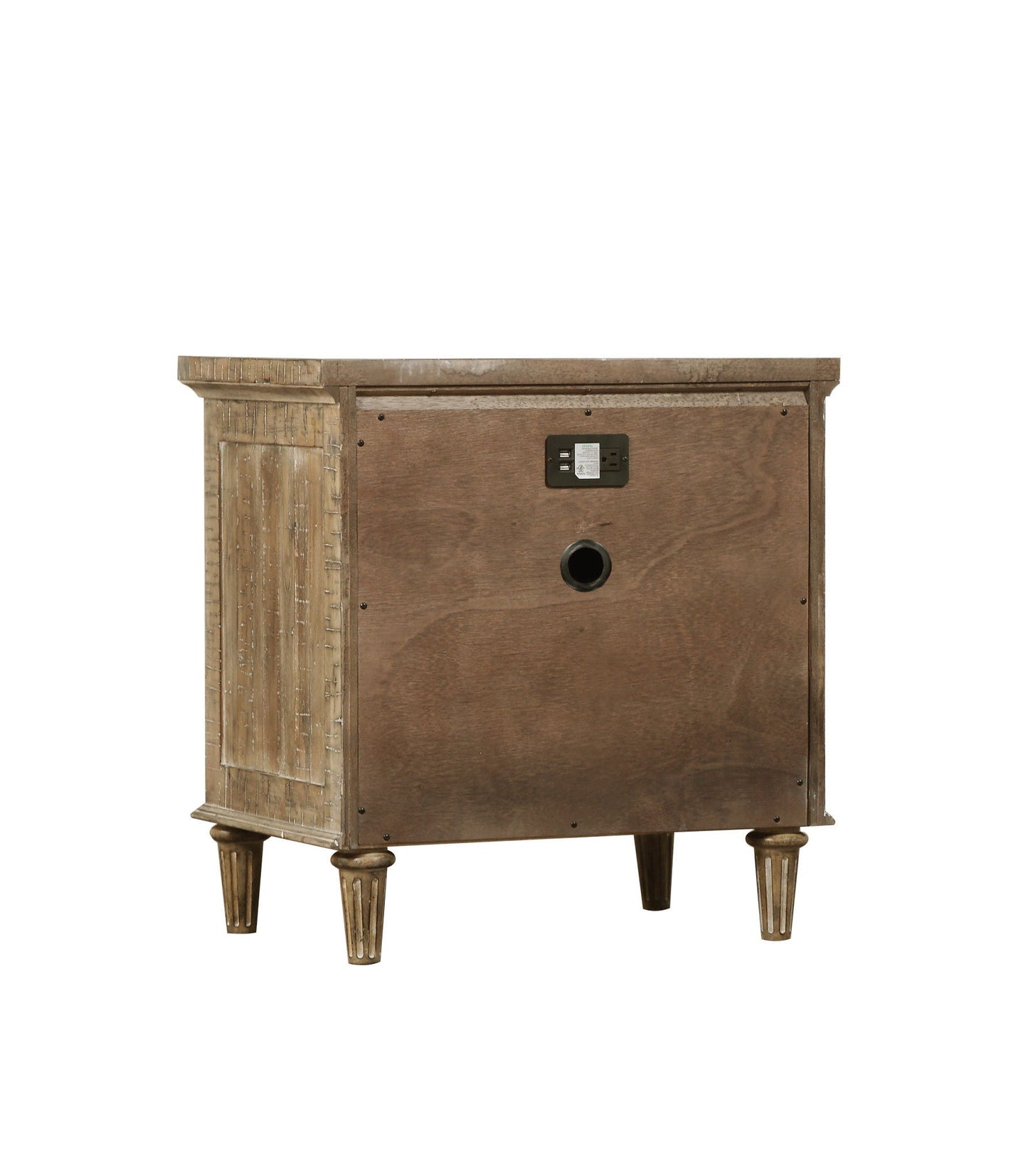 2 Drawer Nightstand - Taupe