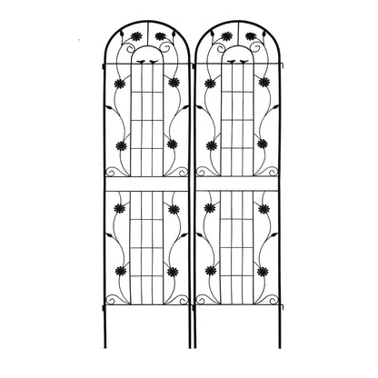 Metal Garden Trellis Rustproof Trellis For Climbing Plant Outdoor Flower Support