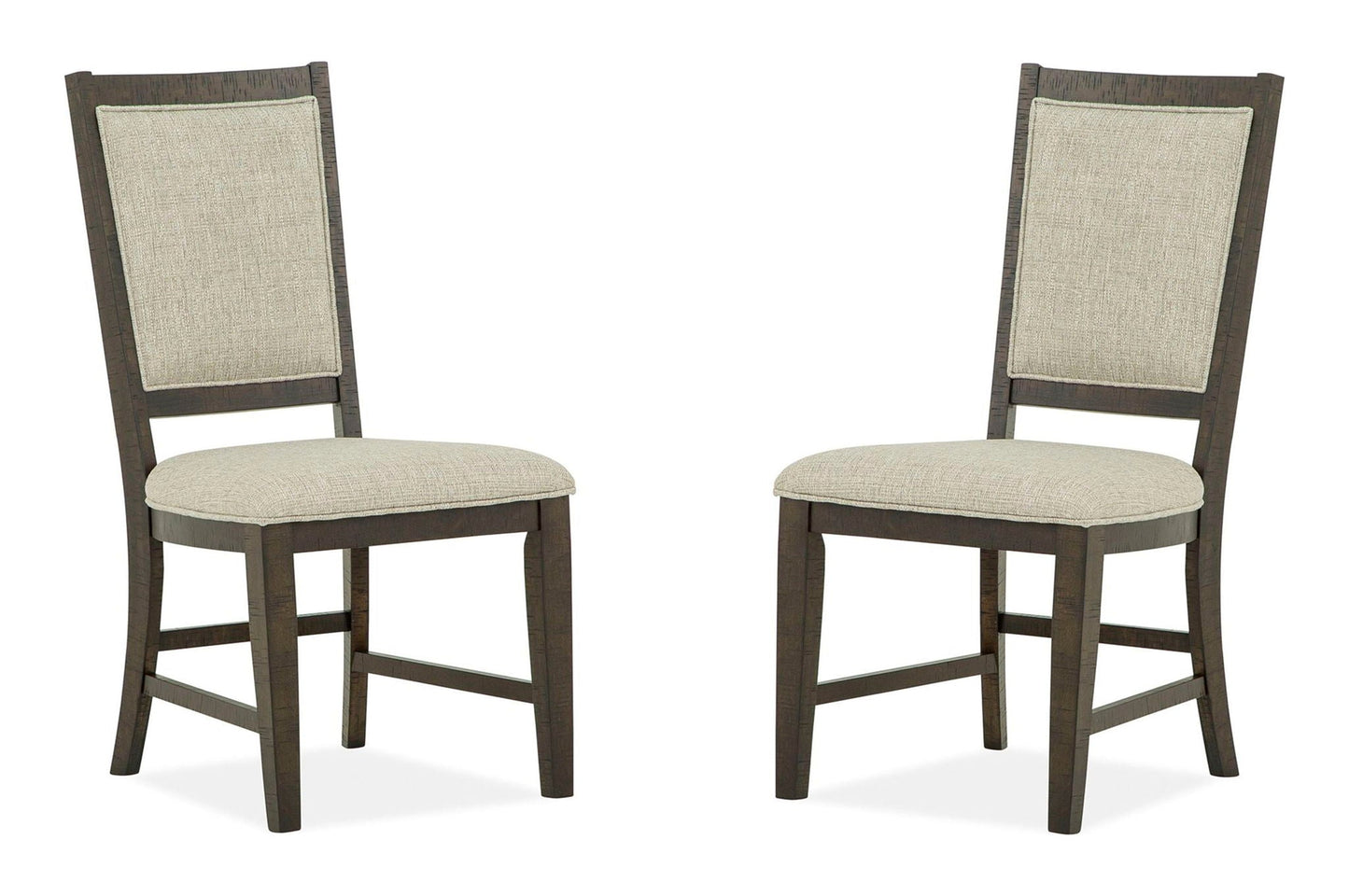 Westley Falls - Step Up Side Chair With Upholstered Seat & Back (Set of 2) - Dark Brown