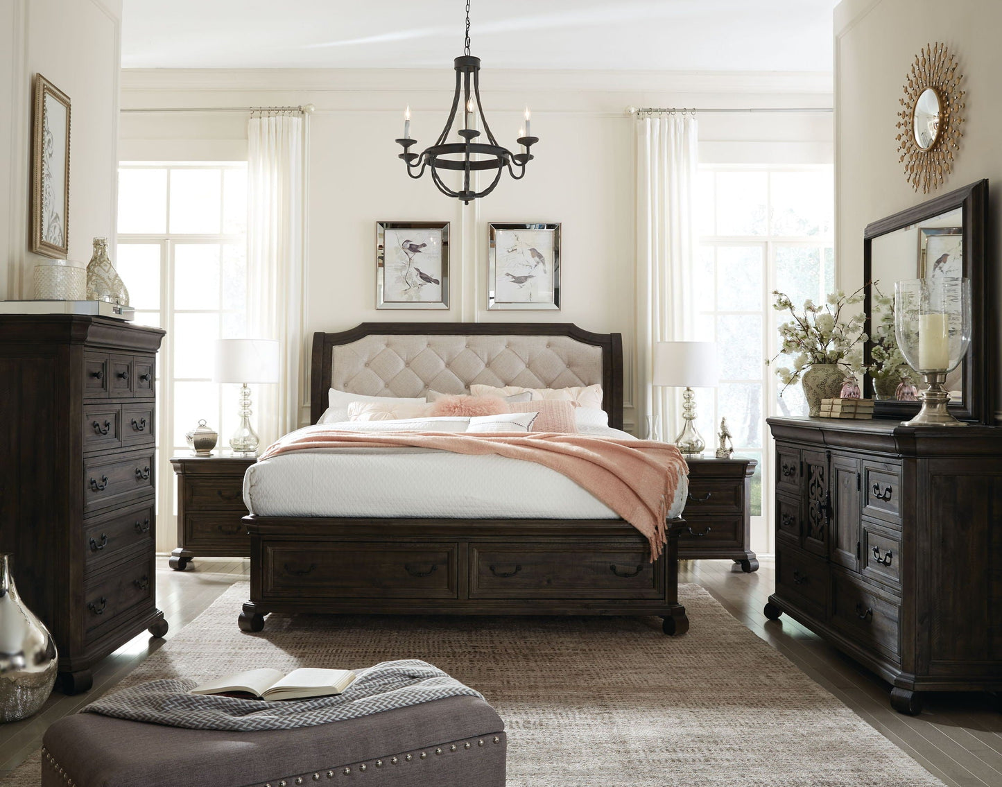 Bellamy - Drawer Nightstand - Peppercorn