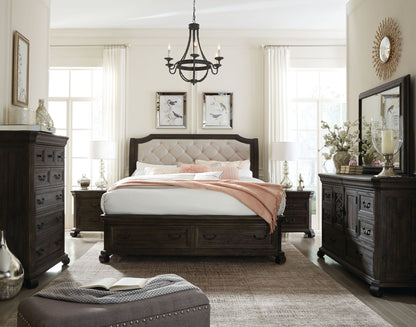 Bellamy - Drawer Nightstand - Peppercorn