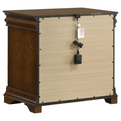 Garland 4-piece Eastern King Bedroom Set Brown Cherry