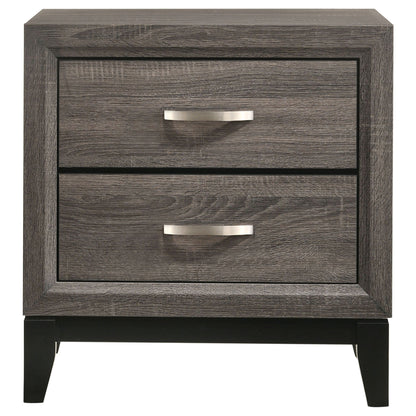 Watson Four-piece Full Bedroom Set Grey Oak