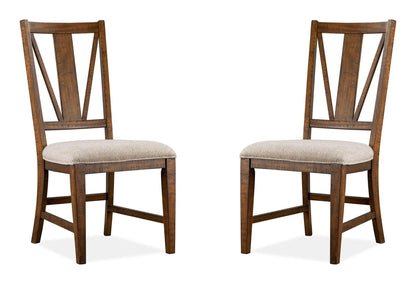 Bay Creek - Dining Side Chair With Upholstered Seat (Set of 2) - Toasted Nutmeg