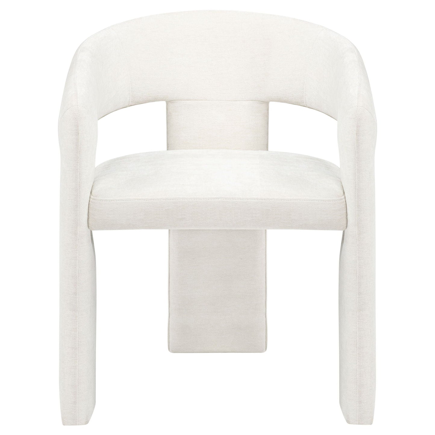 Carlow Upholstered Dining Arm Chair White (Set of 2)
