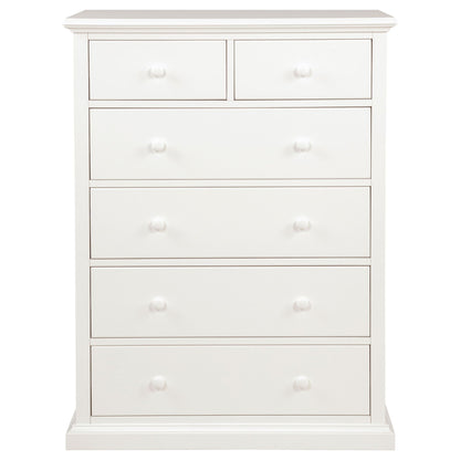 Sumerlin 6-drawer Bedroom Chest of Drawers White