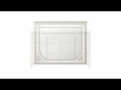 Laveda - Mirror With LED - Pearl White