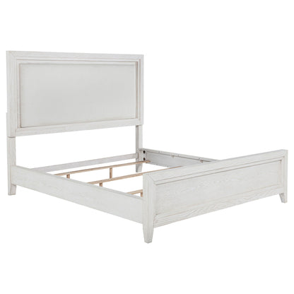 Marielle 5-piece Eastern King Bedroom Set Distressed White