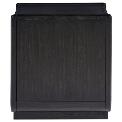 Leandro 3-piece Wood Coffee and End Table Set Burnished Black