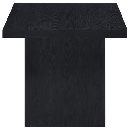 Max 3-piece Rectangular Coffee and End Table Set Black