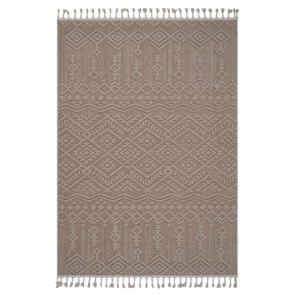 Guros - 8' X 10' Traditional Indoor / Outdoor Area Rug - Natural