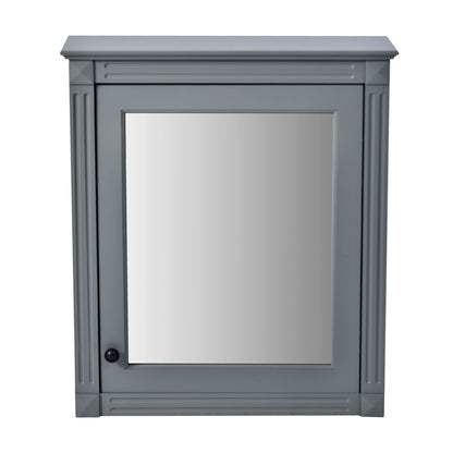 Wall Mounted Bathroom Storage Cabinet With Mirror, Medicine Cabinet With Height Adjustable Shelf