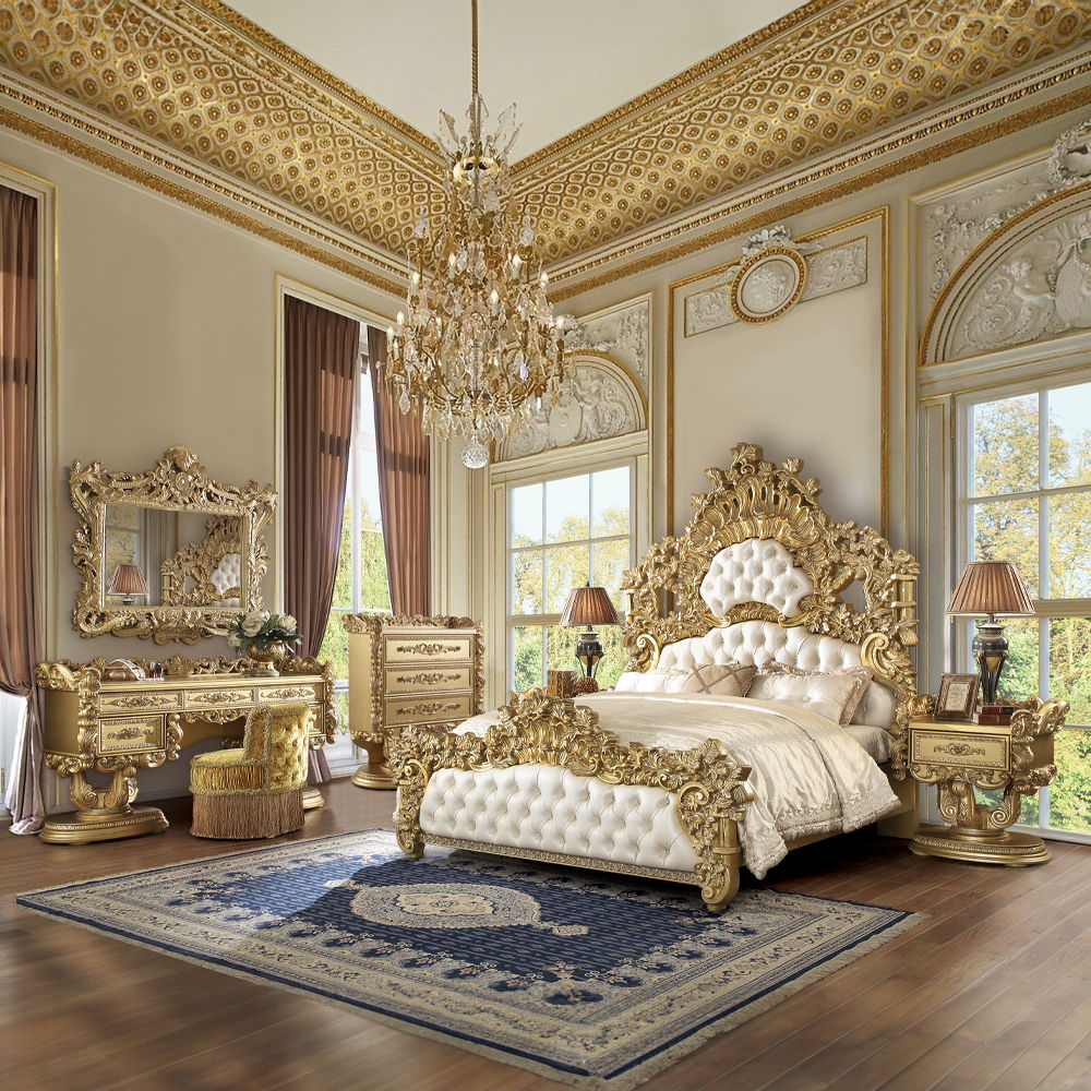 Bernadette - Vanity Desk - Gold