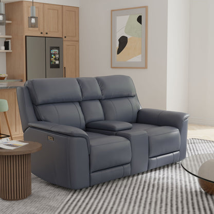 Oslo - Dual Power Reclining Loveseat With Console