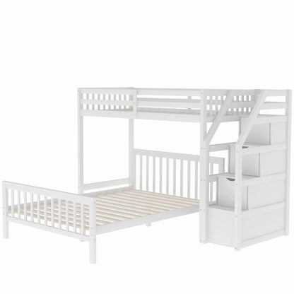 Loft Bed With Staircase And Storage