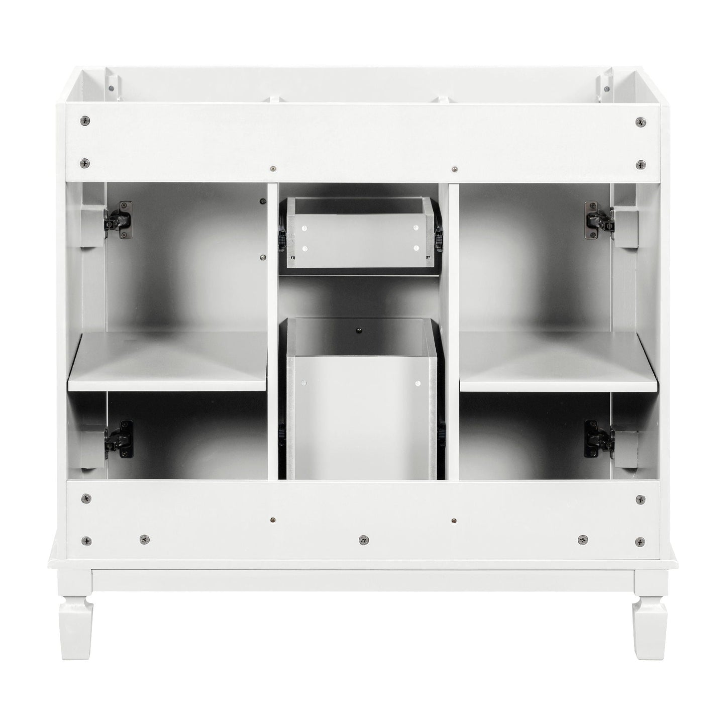 Bathroom Vanity Cabinet With 2 Soft Closing Doors And 2 Drawers