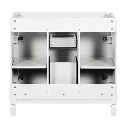 Bathroom Vanity Cabinet With 2 Soft Closing Doors And 2 Drawers