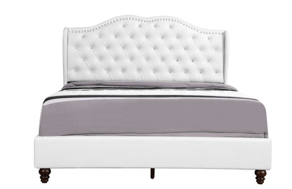 Upholstered Bed Transitional